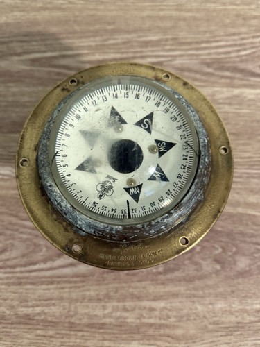 vintage Sestrel CompassHenry Browne & Sons Brass? Barking & London - Picture 2 of 10