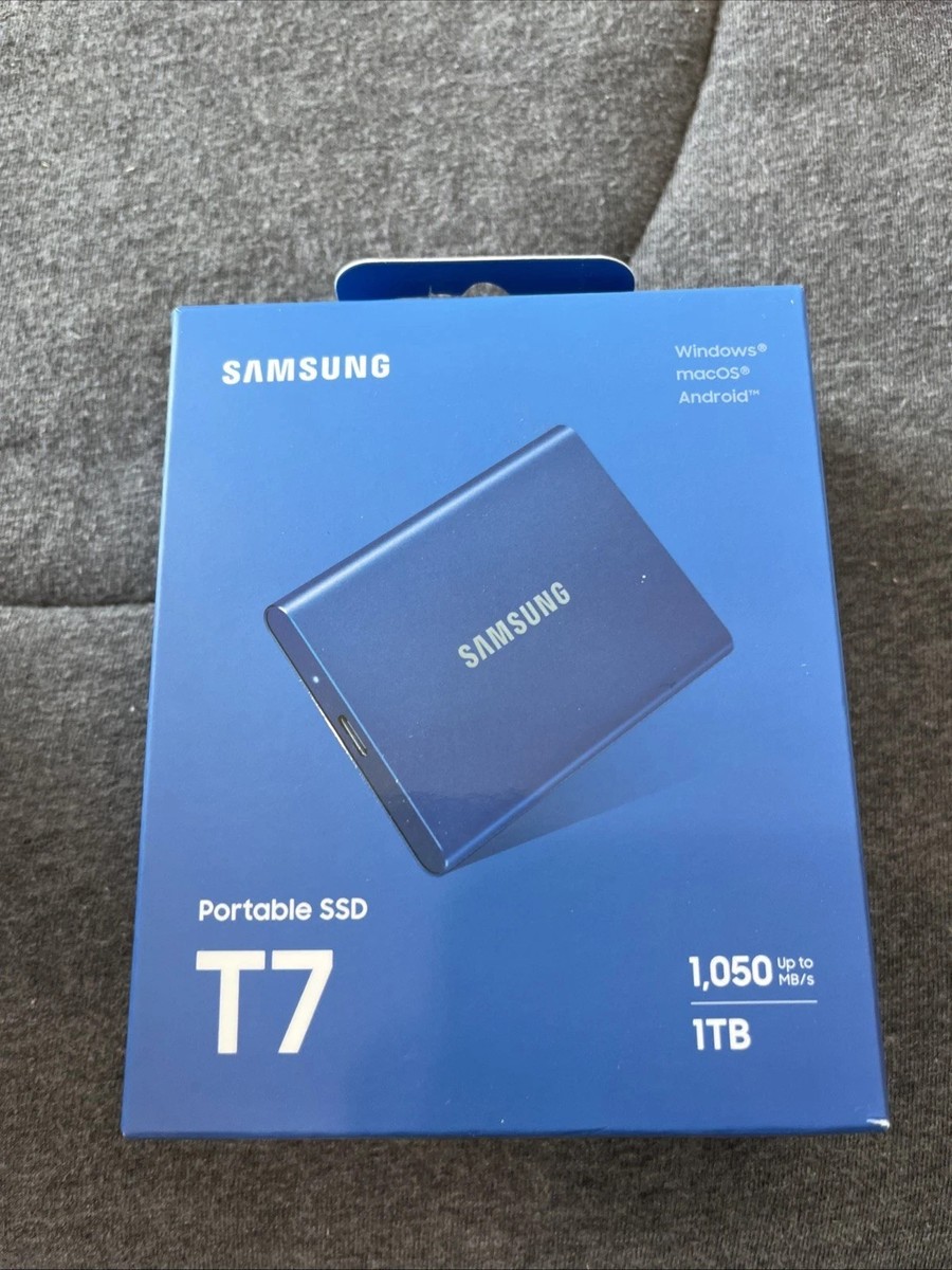 【中古品】Samsung ポータブルSSD T7 1TB SAMSUNG MU-PC1T0H/AM Portable SSD T7 1TB USB 3.2 External Storage