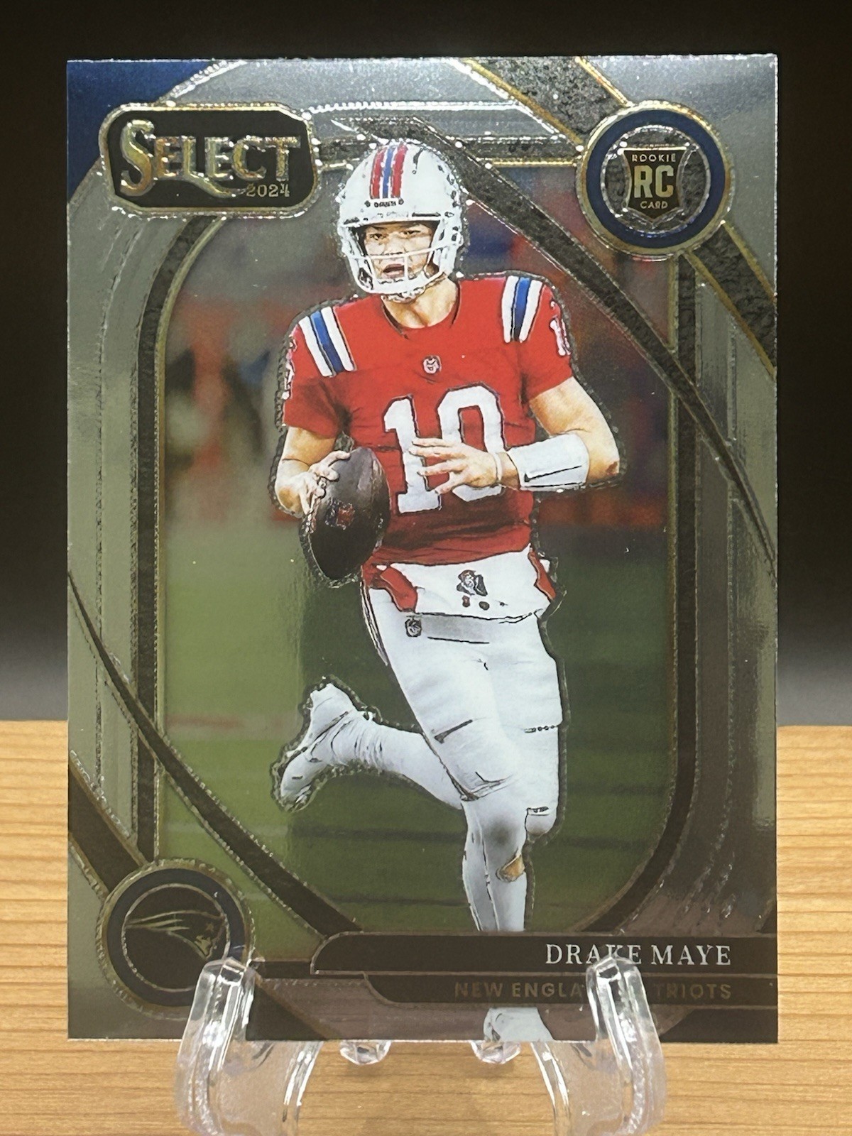 2024 Panini Select Drake Maye RC Club Level New England Patriots Rookie Card
