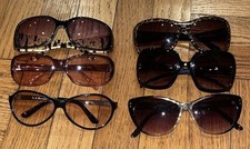 Sunglasses Woman Lot 6 Various Styles and Colors Summer Parties, Spares