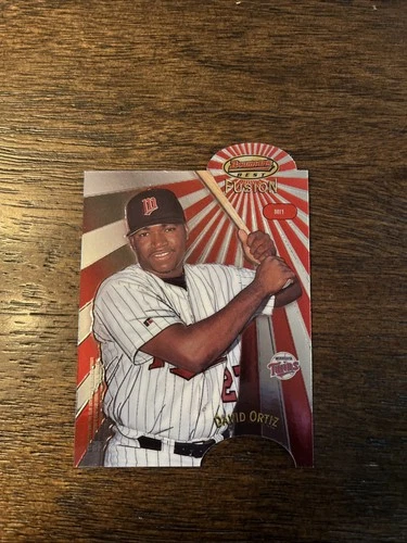 1998 Bowman's Best - Mirror Image Fusion Frank Thomas, David Ortiz Die Cut HOF