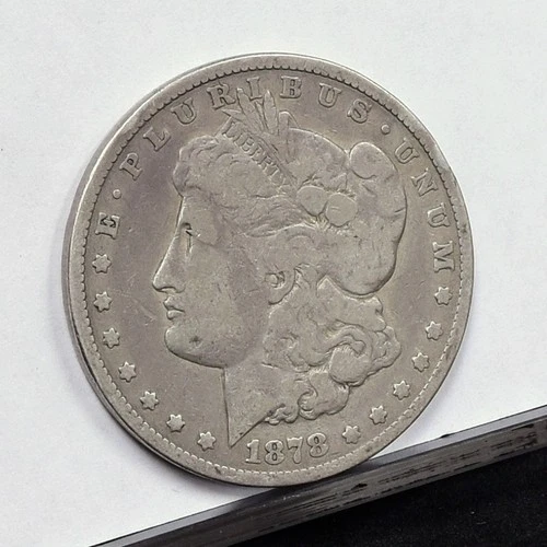 1878-CC Morgan Dollar - Good Details, Rim Bumps (#61428-L)