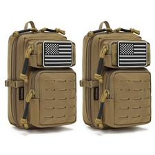 2 Pack Tactical Molle Utility Pouchs,Mini Belt Pouch EDC Pouch Tactical Phone Po
