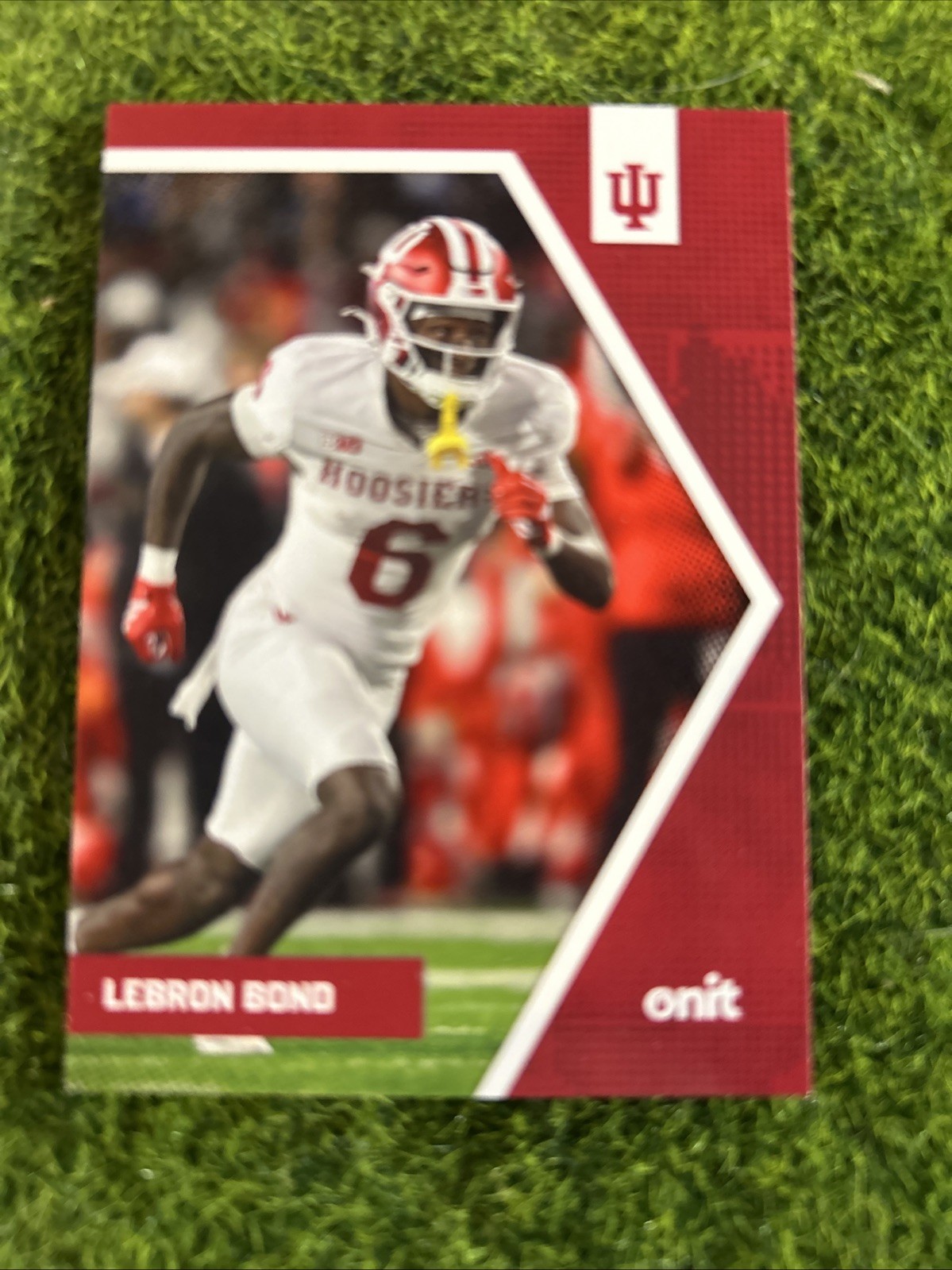 2025 Onit Indiana Hoosiers Football LeBron Bond  Base Card B-40 F30
