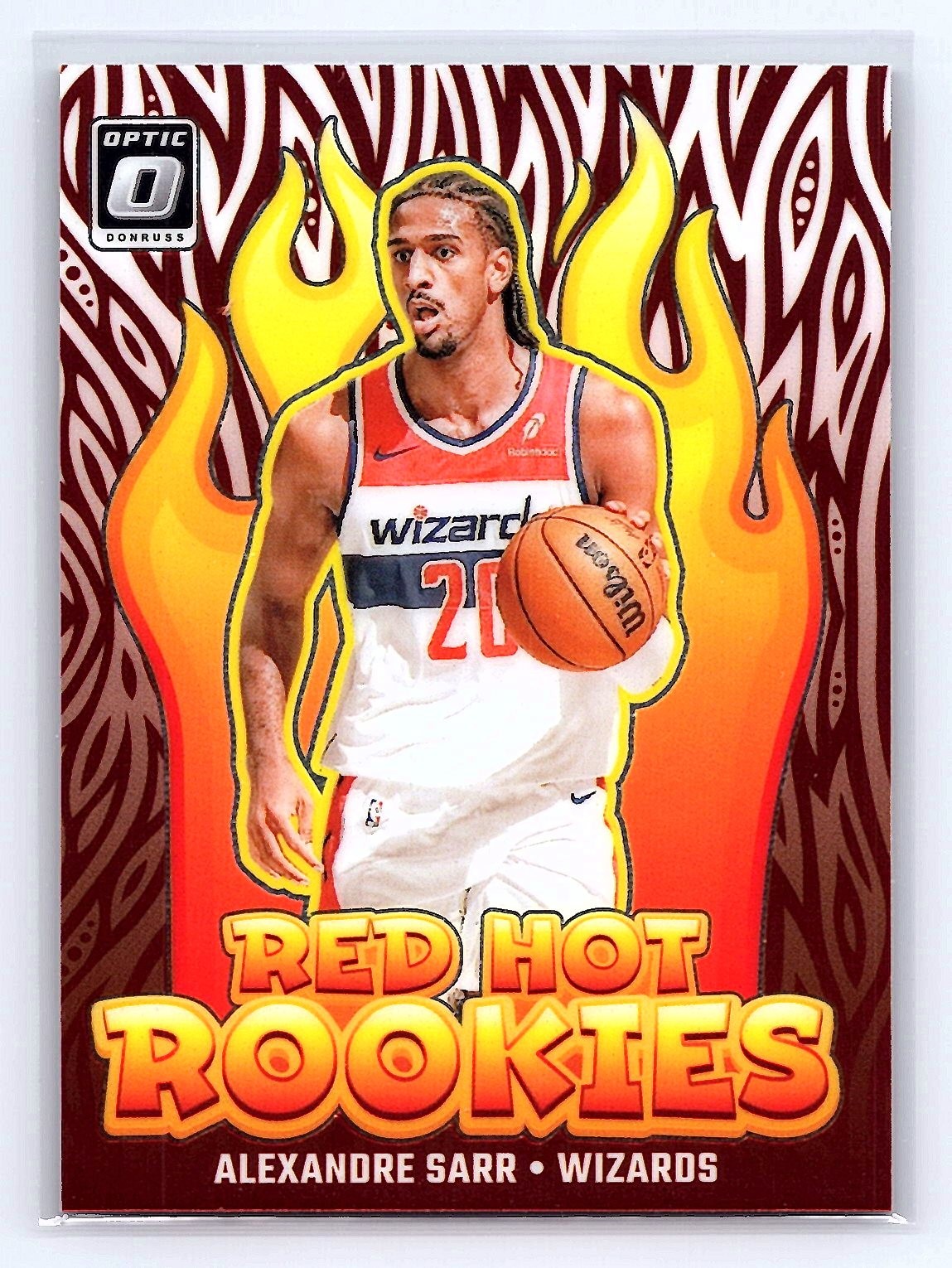 Alexandre Sarr 2024-25 Donruss Optic #2 Red Hot Rookies