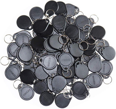 100PCS 125Khz RFID Key Fob Contactless Keyfob Proximity ID Card Token Tag Keypad