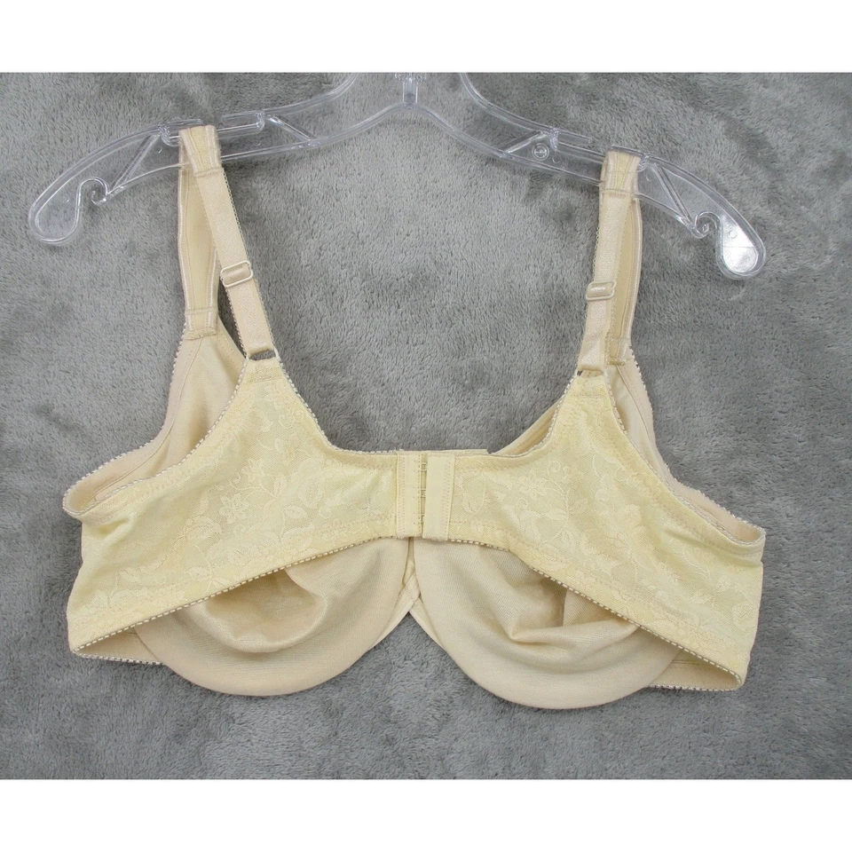 Sujetador Breezies 40C Encaje Floral Flores Cobertura Completa Forrado con Aros Crema Nuevo Foto 2 de 4