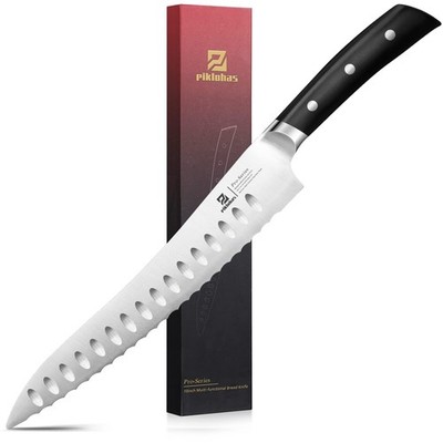 Resharpenable Bread Knife for Homemade Bread, 10 Inch Serrated Sourdough Knif...