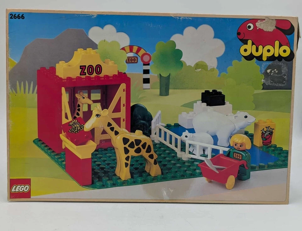 LEGO 2666 Duplo Zoo mit Tieren Giraffen und Eisbären NEU - Bild 4 von 4