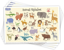 40 Pack Waterproof Disposable Placemats for Baby, Place Mats for Kids, Toddler