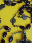 ANTIQUE TERRA CATACOMB RELIC ROSARY W/ RELIQUARY 34" Neck — photo 4