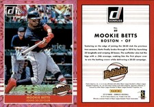 2019 Donruss Highlights PINK FIREWORKS Mookie Betts 