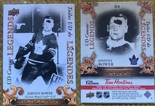 Johnny Bower #CL-6 Canvas 2023 Upper Deck Tim Horton - Toronto Maple Leafs