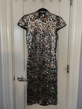 NWT Alice + Olivia Women's Sequined Midi Dress Size 6