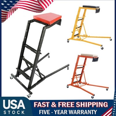 Heavy Duty Adjustable Automotive Creeper 48''-66'' Rolling Workshop Creeper 400LBS