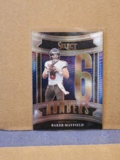 2025 Panini Select - Select Numbers Baker Mayfield #21 Tampa Bay Buccaneers