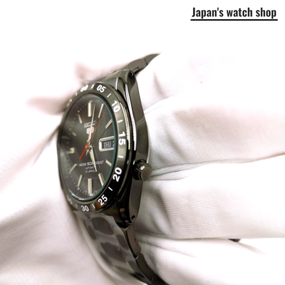 SEIKO SEIKO5 SNKE03K1 SNKE03KC Black Automatic Men's Watch New in