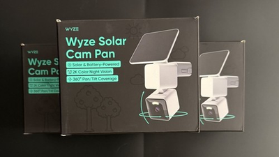 #ad #ad Lot Of 3 Wyze Solar Cam Pan White $164.99