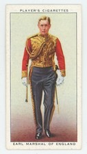 1937 Players Cigarettes Coronation Ceremonial Dress Earl Marshal of England 13
