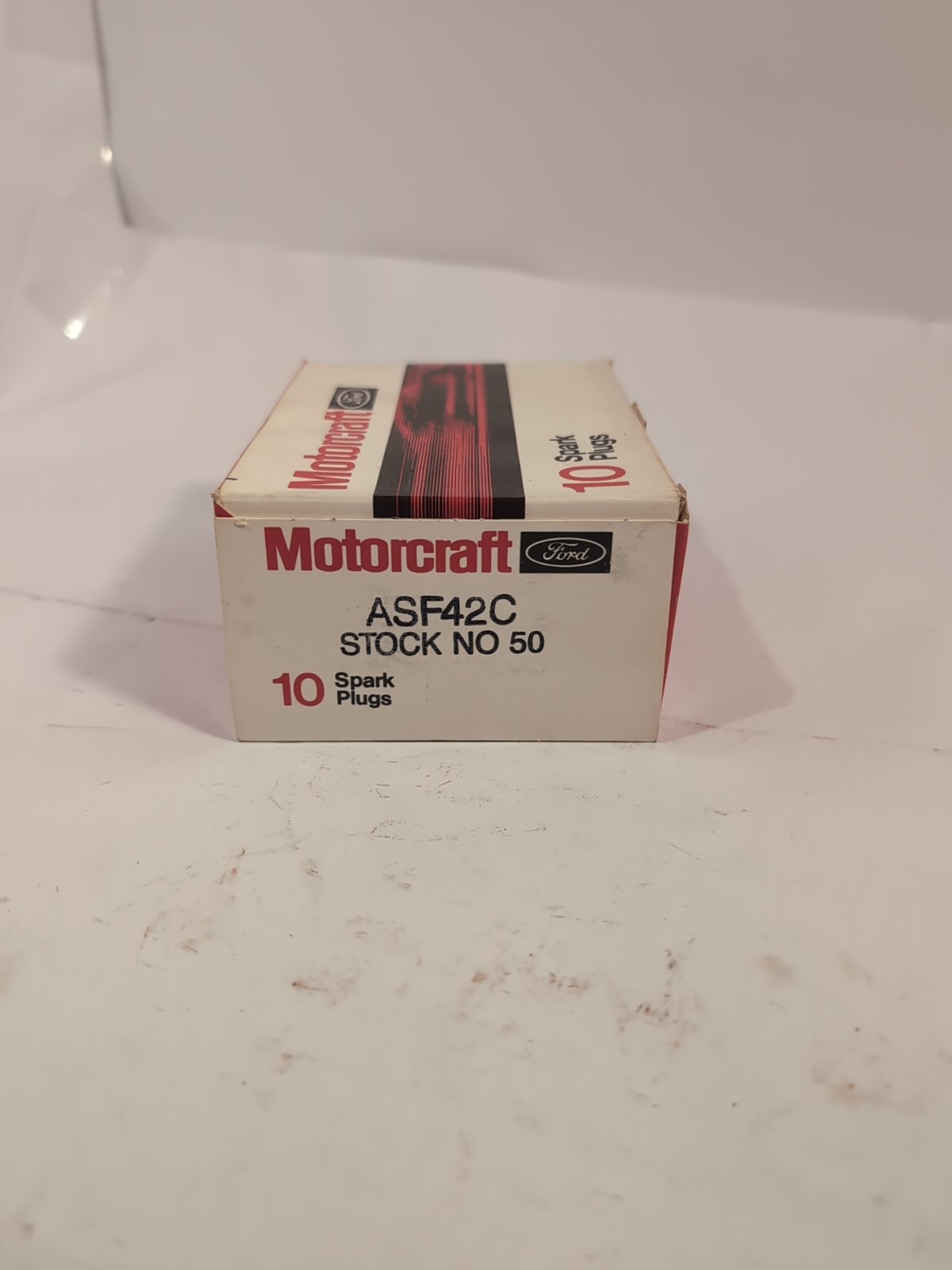 NOS Factory Ford Motorcraft Spark Plug ASF42C Pack of 10 Spark Plugs SEALED