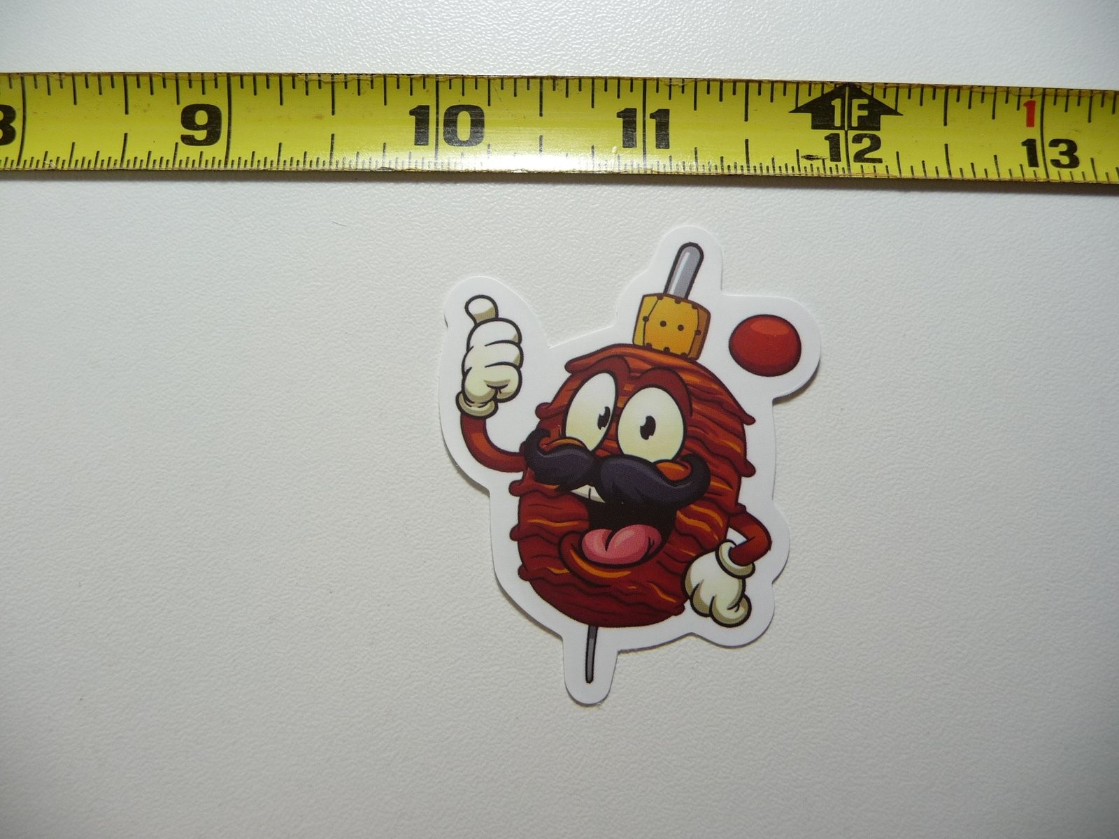 HAPPY SHAWARMA DECAL STICKER FOOD EATING DINNER SUPPER