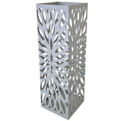 Porte-parapluies en métal argenté 49 cm - Photo 1/3