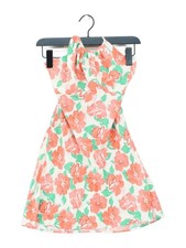 RIXO A-Line Mini Dress UK10 in Multi
