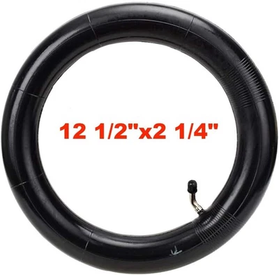 STAIBC 1-Pack 12.5" Scooter Inner Tube 12 1/2 x 2 12.5x2.25 (12 1/2"x2 1/4"), black