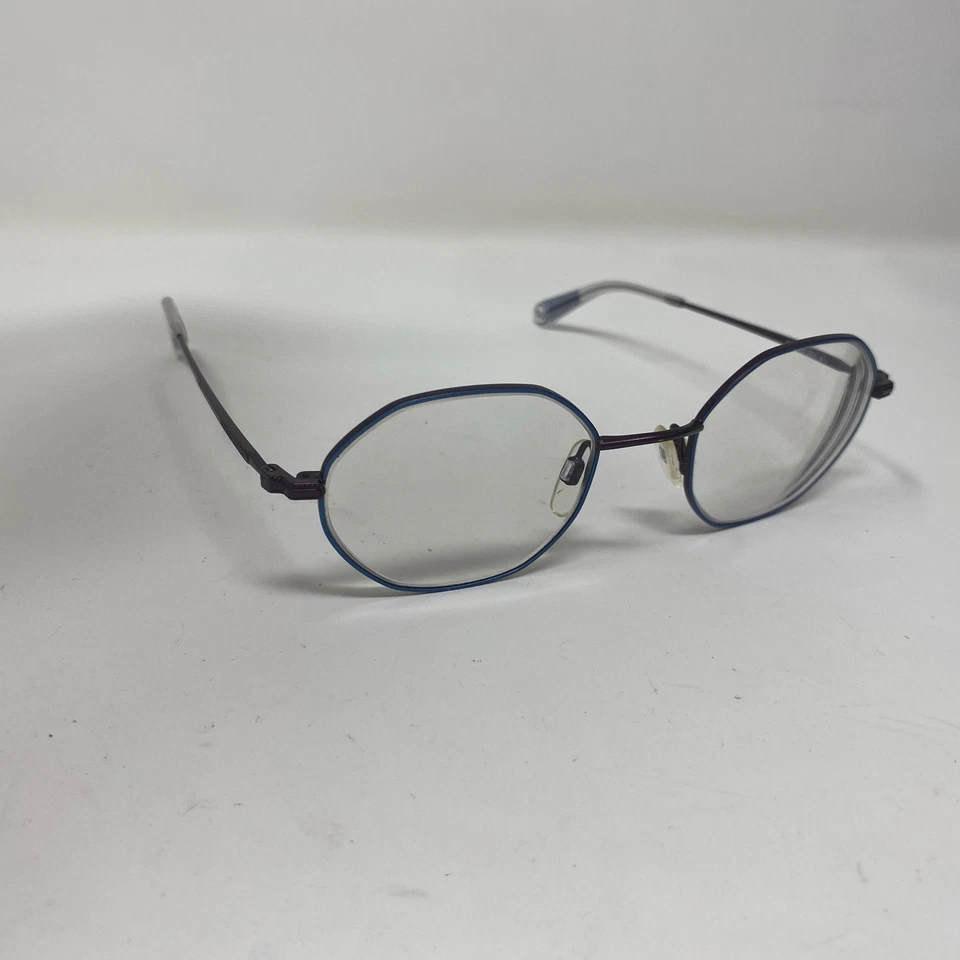 LAFONT ISSY & LA 眼镜 EXTRA 7130 47-20-136 蓝色紫色眼镜 110K — 第 4/4 张图片
