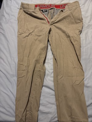 Under Armour Men's UA Chino/Khaki Pant - Tan 36x30 Used See Descrip & Pics