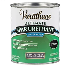 Varathane Ultimate Semi-Gloss Clear Water-Based Spar Urethane 1 QT - Pack Of 2