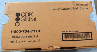 CDK (ADP) 6017837 LaserStation 6100 Toner (15,500 Page Yield) # 1T02LV0ADV - New