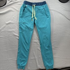 FIGS Technical Collection Blue Scrub Joggers, Women s XS