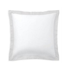 NEW RALPH LAUREN Organic Cotton Sateen Border Euro Sham White Parchment Rtl 185
