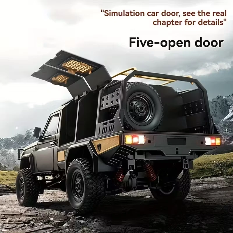 2.4G Full Scale Pickup Short Truck 4WD Climbing Car RC Remote Control Toy - Image 3 of 4
