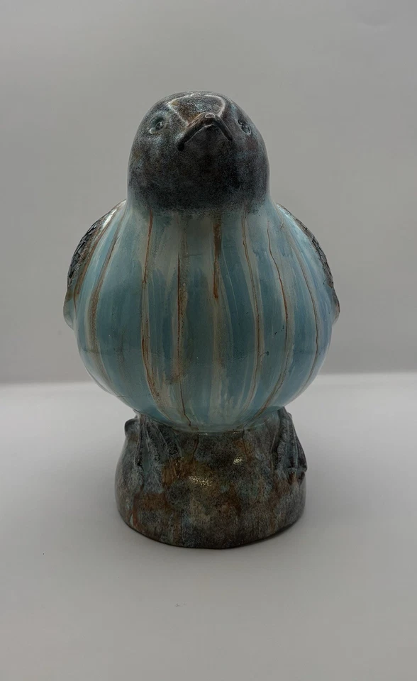 陶瓷鸟类雕塑装饰Ítem,用于家居装饰或花园装饰。 8.6 英寸 — 第 2/4 张图片