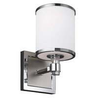 Weiß Nickel Glamour Klassisch Wandleuchte Leuchter 1X60W/E27 16,5X12,8X24,8 [Cm]