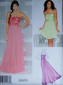  PROM  DRESS  Pattern  Wedding Gown 4 12 Modern  girly 