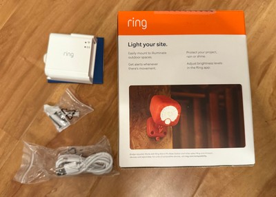 Ring Jobsite Security Spotlight Wireless Outdoor Light included Ring Bridge