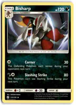 2019 Sun & Moon - Cosmic Eclipse Bisharp a Stage 1/Uncommon #135