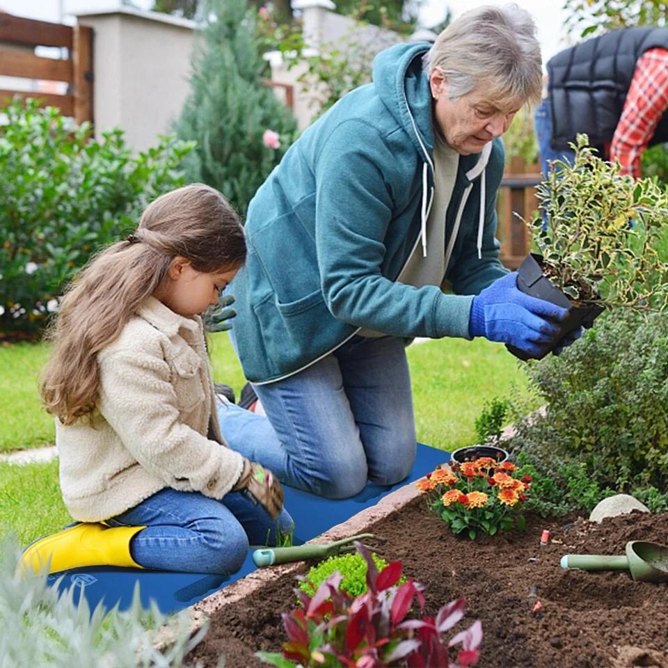 WORKPRO 2PC Extra Thick Large Kneeling Pad Soft Foam Cushioning Foam Kneeler Mat - Image 2 of 4