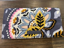 NWT Vera Bradley Checkbook Cover Charming Meadow  NEW Floral