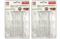 12 StüCk Mini Vorratsdosen Aus Kunststoff | Aufbewahrungsdosen Frischhaltedosen