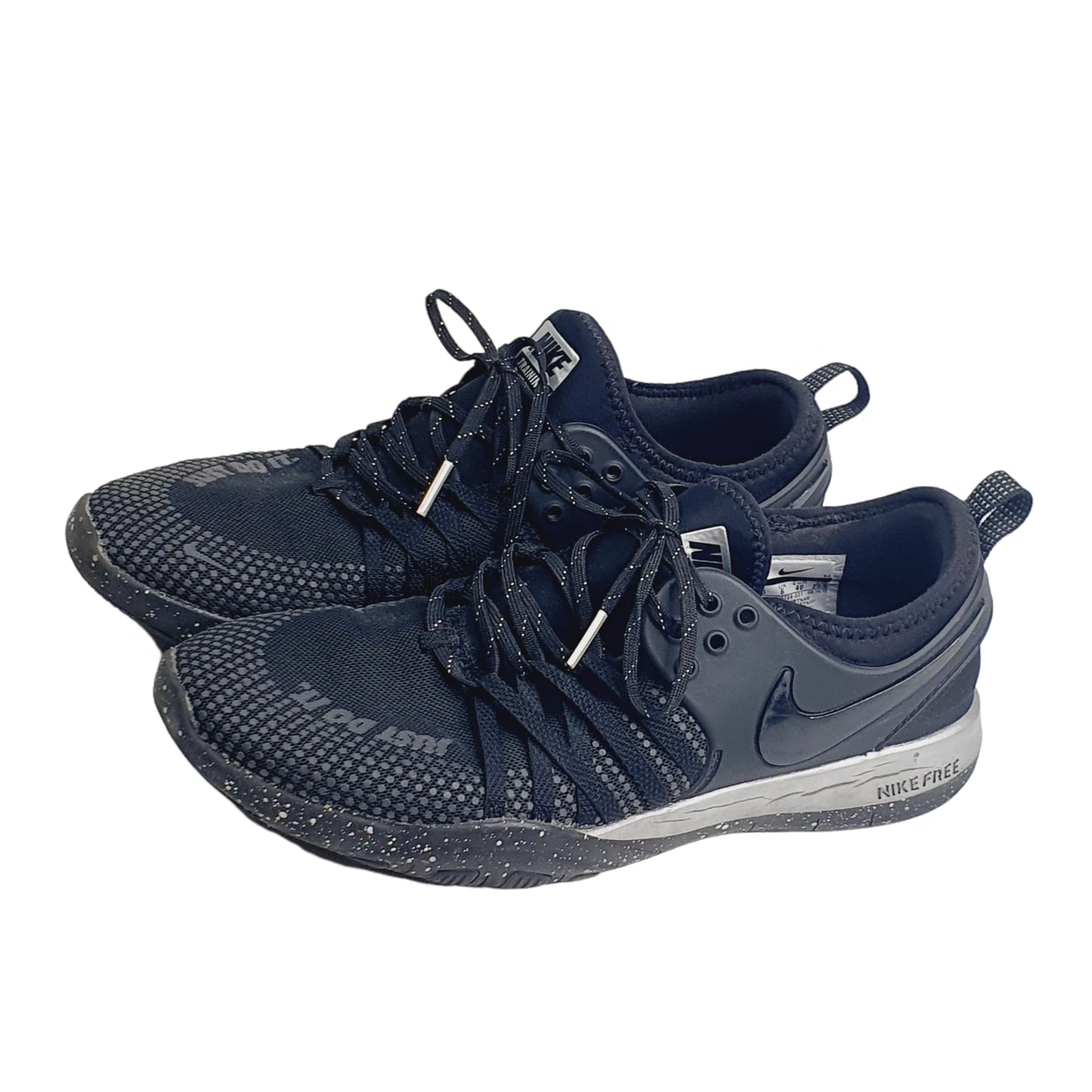 Nike Free TR 7 Selfie Training Shoes Womens Size 8.5 Black Sneakers AH5734 001