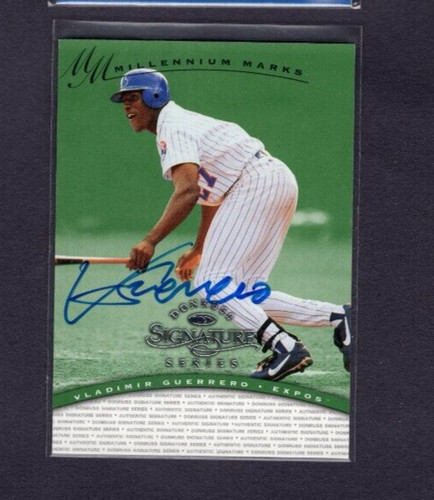 Vladimir Guerrero 1997 Panini Donruss Signature card