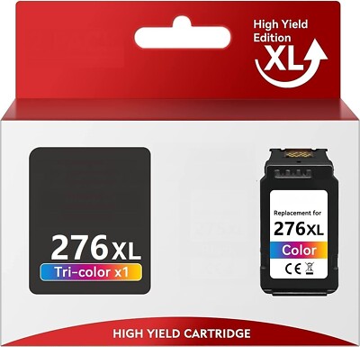 CL276 xl Tri-color Ink Cartridges for Canon Pixma TS3522 TR4720 TS3500 Printer