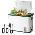 A-Premium Car Fridge 34.9L/37QT Freezer Cooler for Portable Car Refrigerator 60W