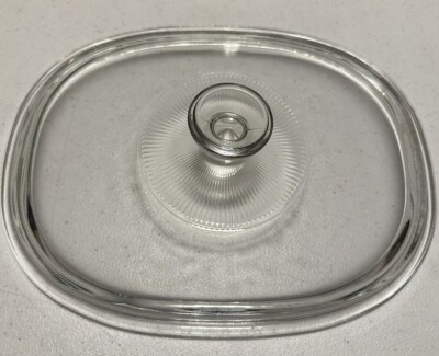 Original PYREX Clear Oval Replacement Glass Lid Only 27 DC Corning  Ware B