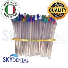 Saliva Ejectors Dental Suction Ejector Clear with Multicolor tips up to 4500