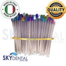 Saliva Ejectors Dental Suction Ejector Clear with Multicolor tips up to 4500